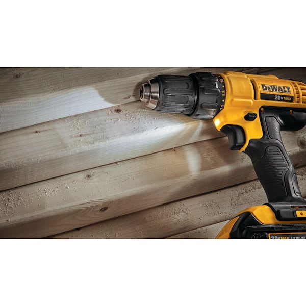 20V MAX Cordless 1/2 in. Drill/Driver, (2) 20V 1.3Ah Batteries, Charger and Bag