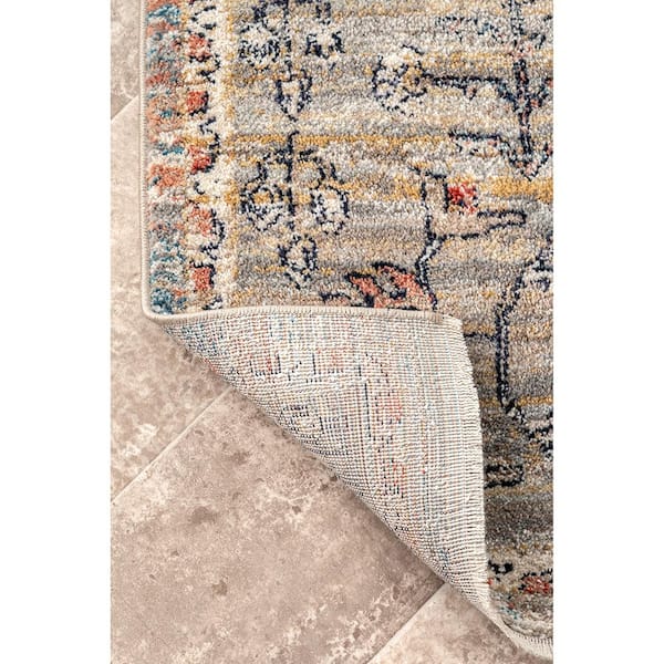 Marley Cardinal Cartouche Beige 8 ft. x 10 ft. Traditional Area Rug