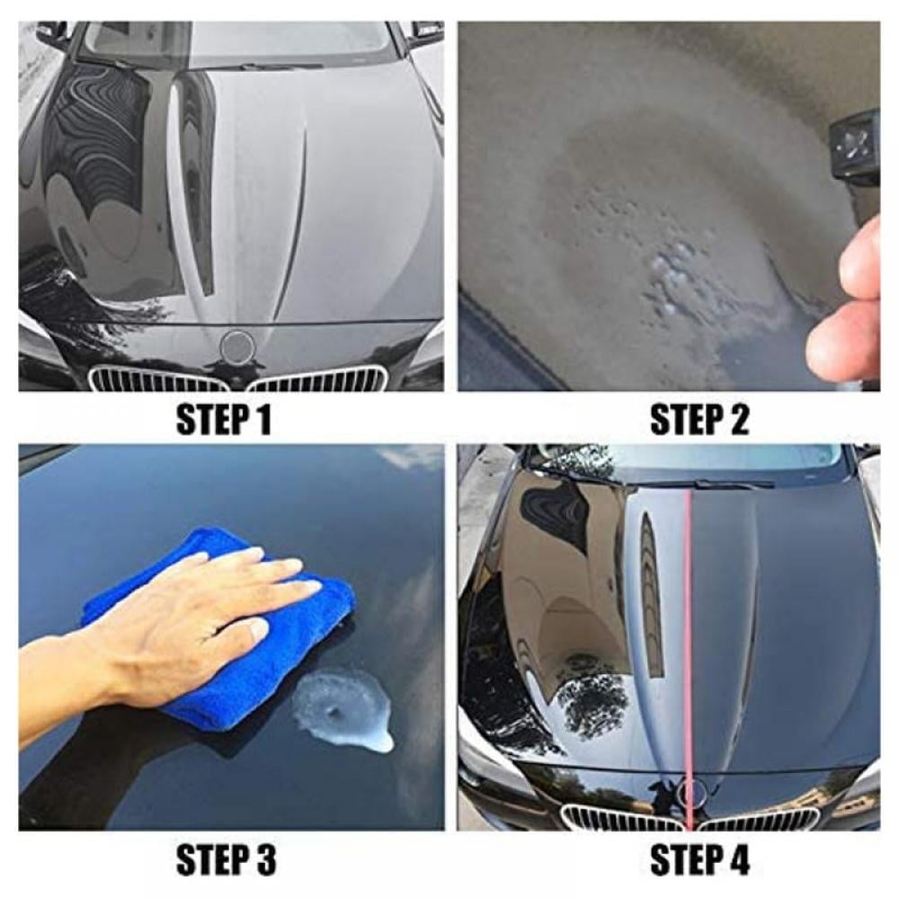 Car Scratch Repair Nano Spray,Waterless Car Wash & Wax - 3 in 1 Ceramic Coating Car Wax Polish Spray - Hydrophobic Top Coat - Polish & Polymer Paint Sealant Protection