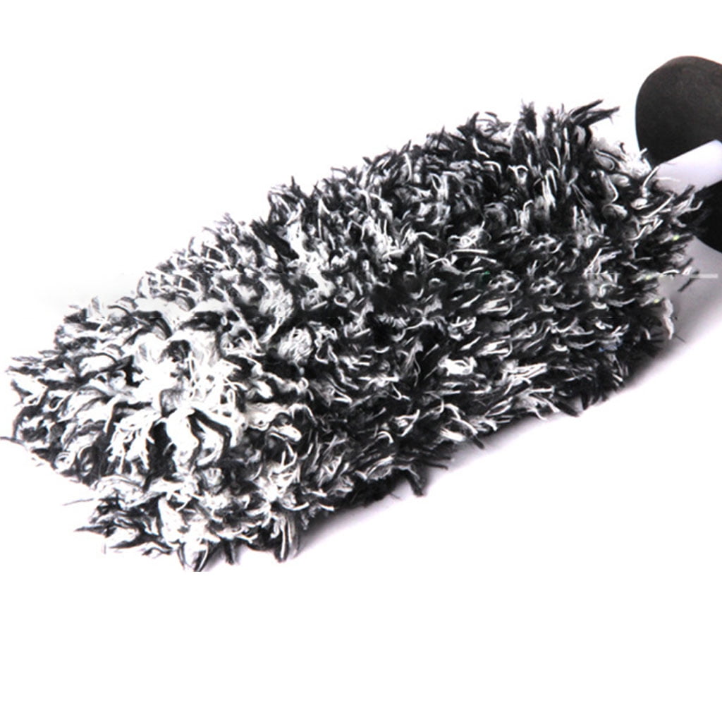 ZUARFY Wheel Tire Brush Car Rim Detailing Brushes Cleaning Microfiber Cleaning Cloth