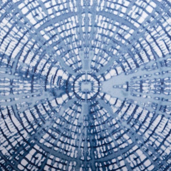 71 in. x 71 in. Blue/Navy Tree Rings Shower Curtain