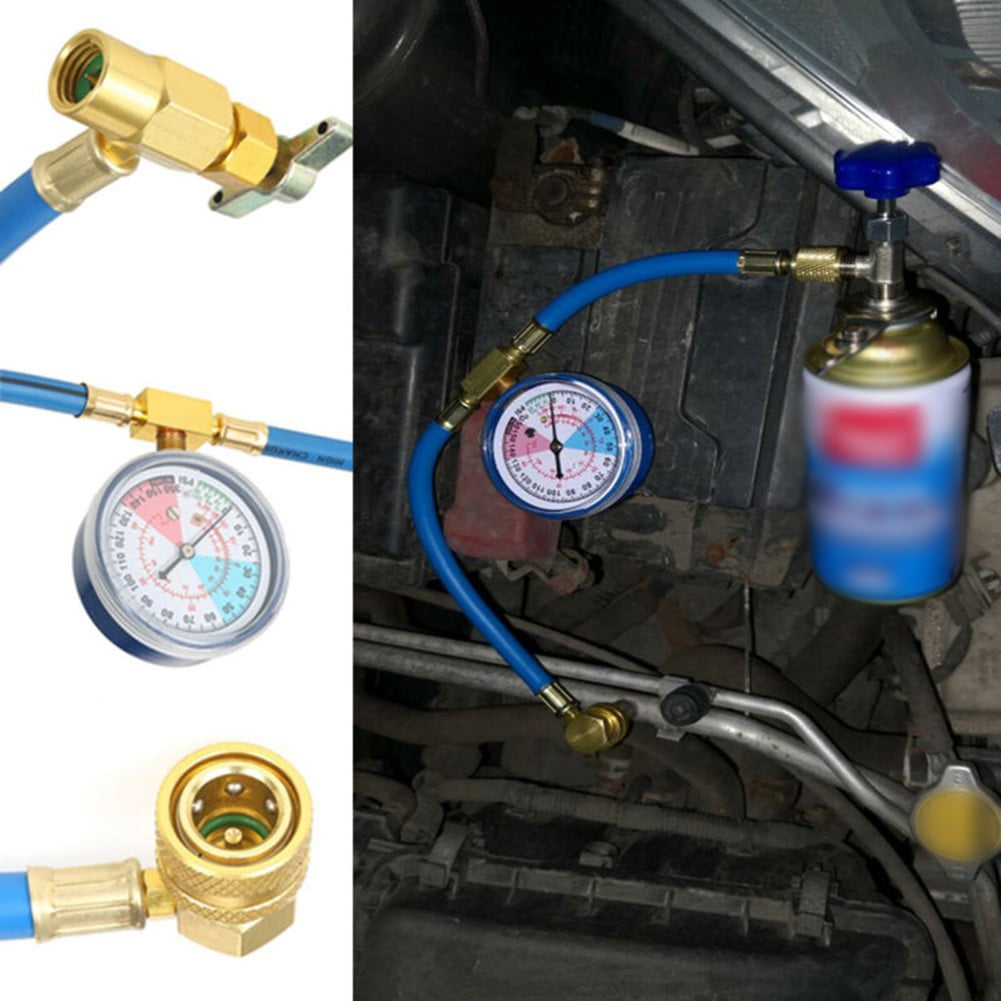 anna Top-up Aircon Conditioning Recharge Refill R-134a Trigger Gauge Car Air Con Kit