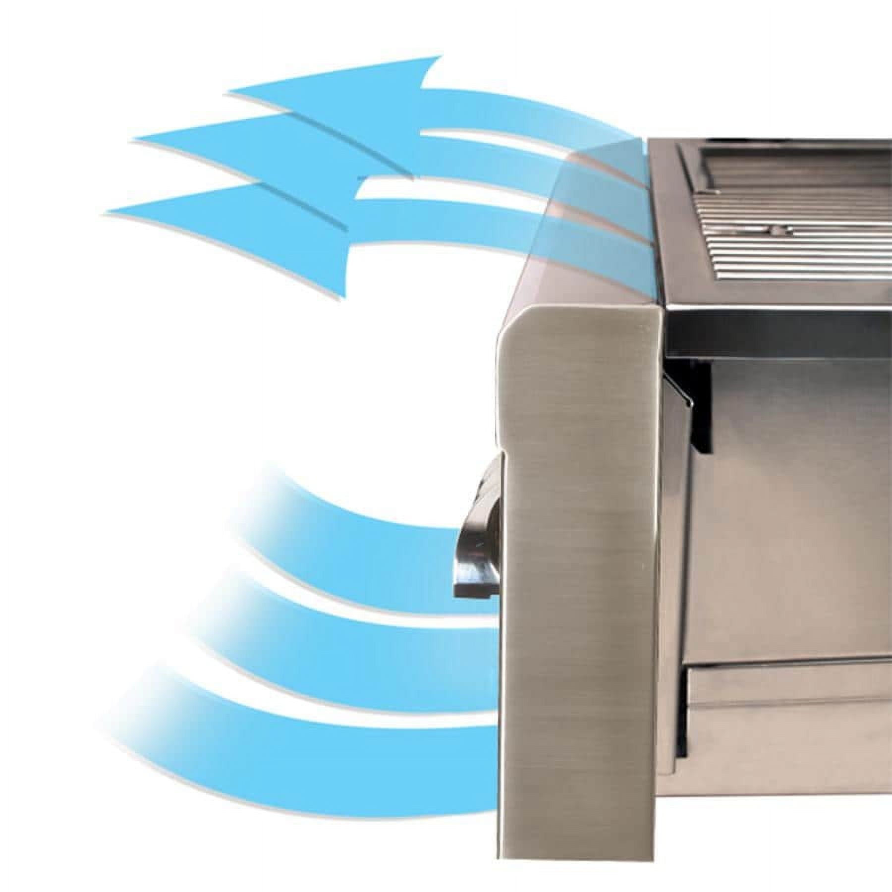 Artisan Professional 32-Inch 3-Burner Built-In Propane Gas Grill With Rotisserie - ARTP-32-LP