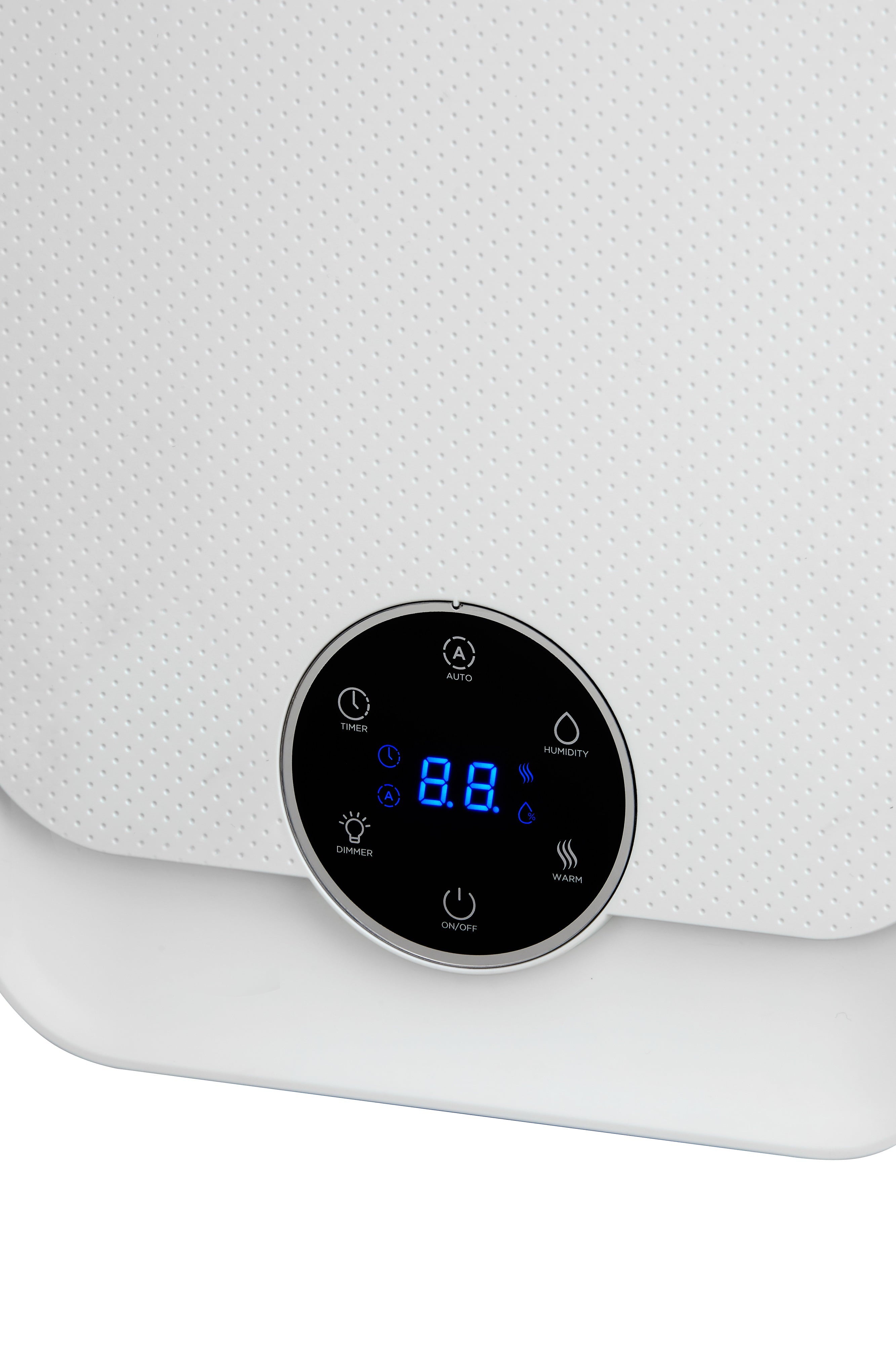 Better Homes & Gardens 1.6 Gal Ultrasonic Warm/Cool Mist Humidifier with Remote, White