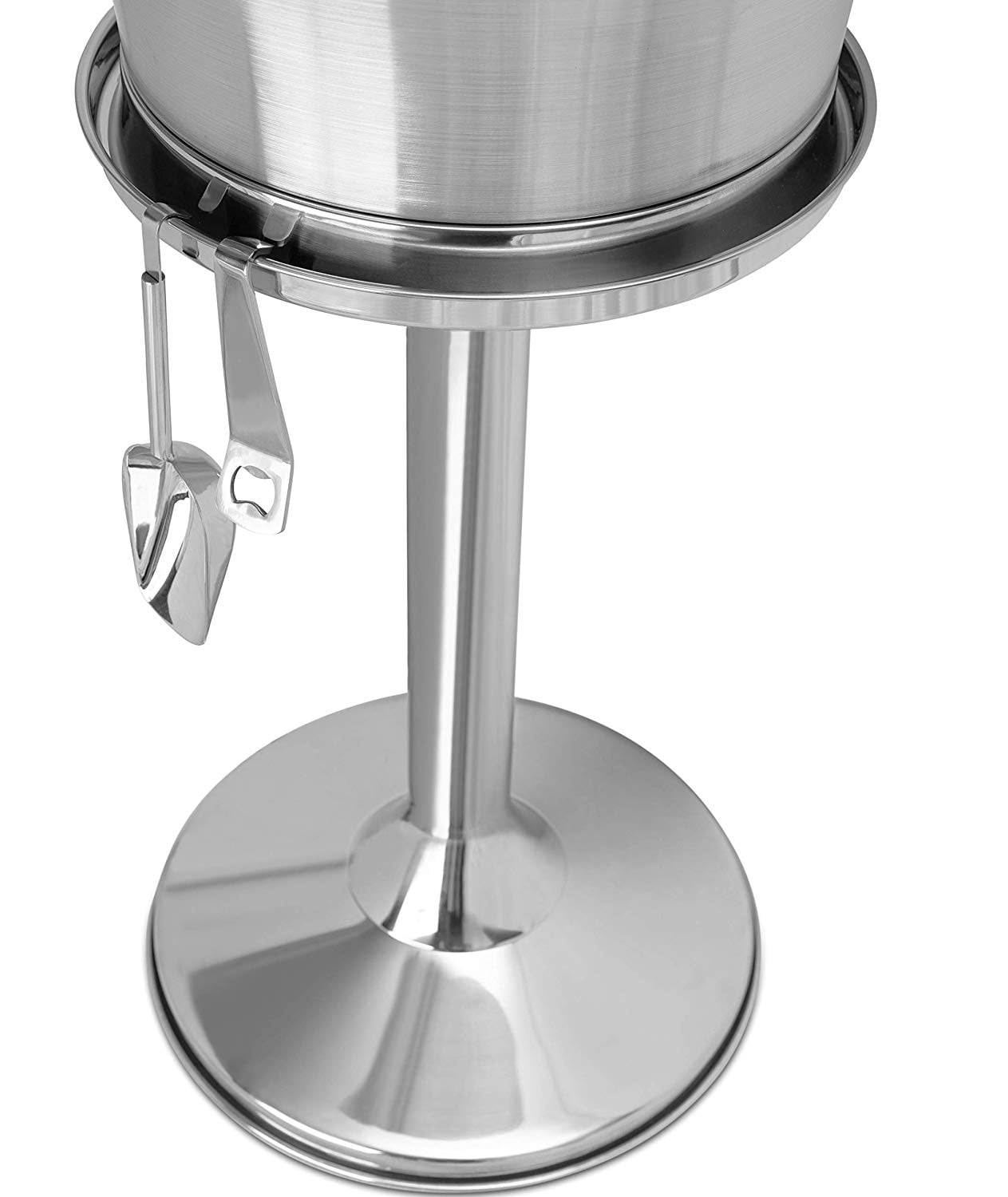 BirdRock Home 18/8 Stainless Steel 30 Qt. Beverage Tub with Stand - Silver