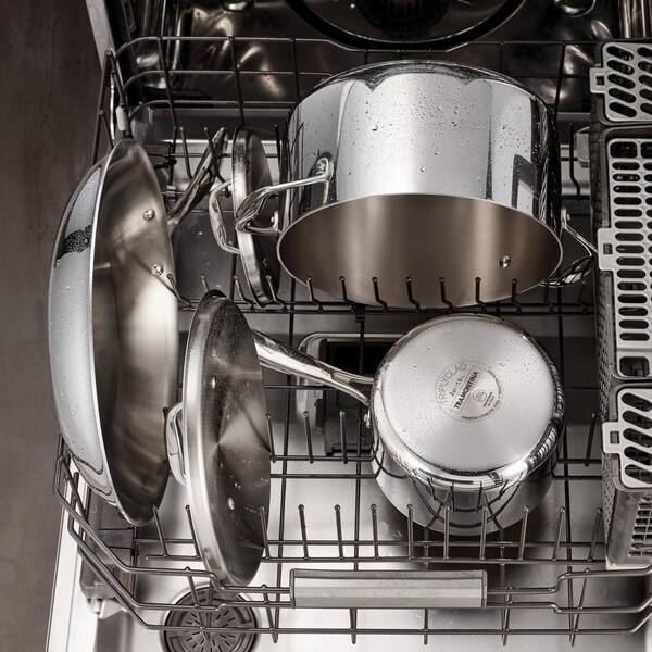 Gourmet Tri-Ply Clad 12-Piece Stainless Steel Cookware Set