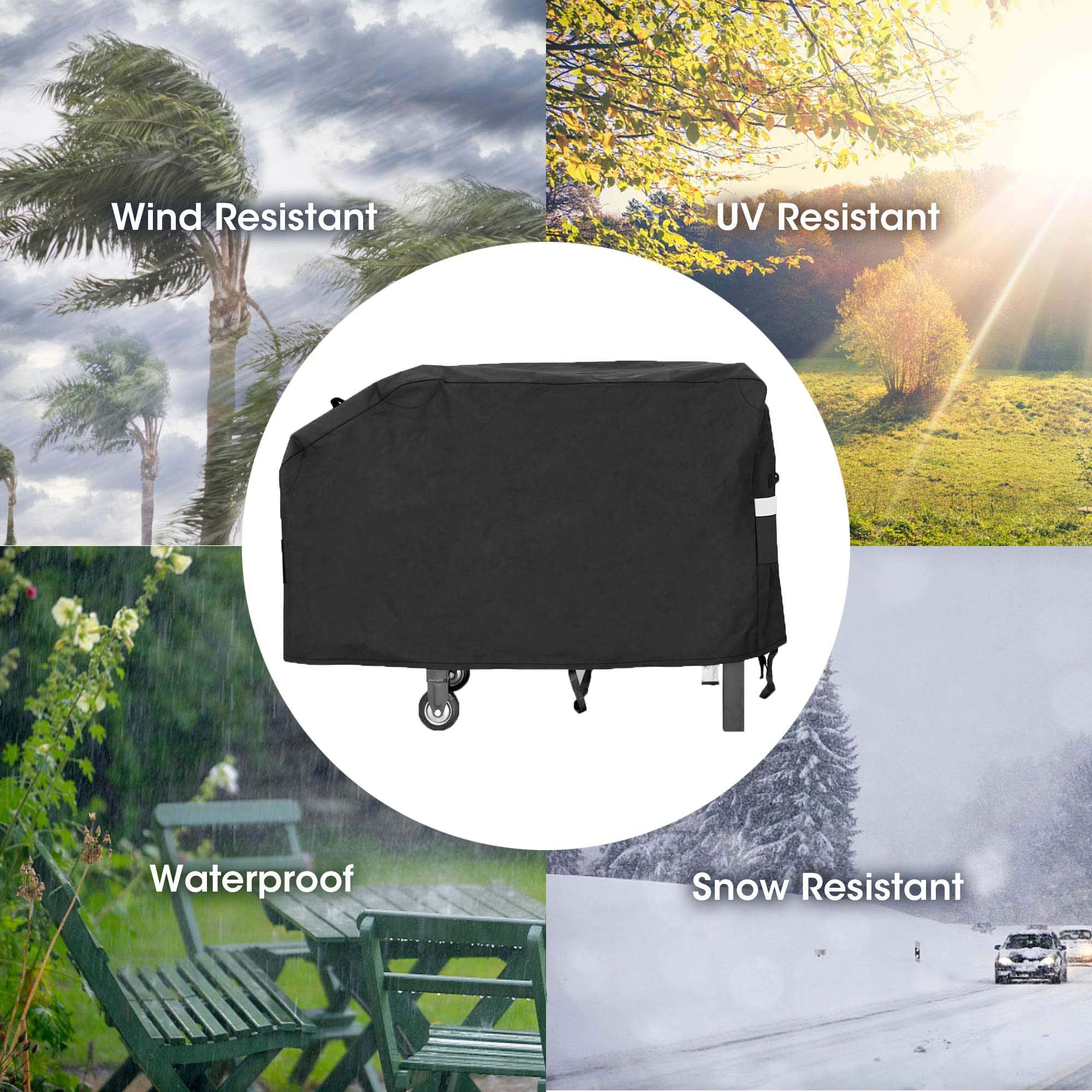 28 inch Outdoor Griddle Cover for Blackstone Flat Top Grill Griddle Station 2 Burner