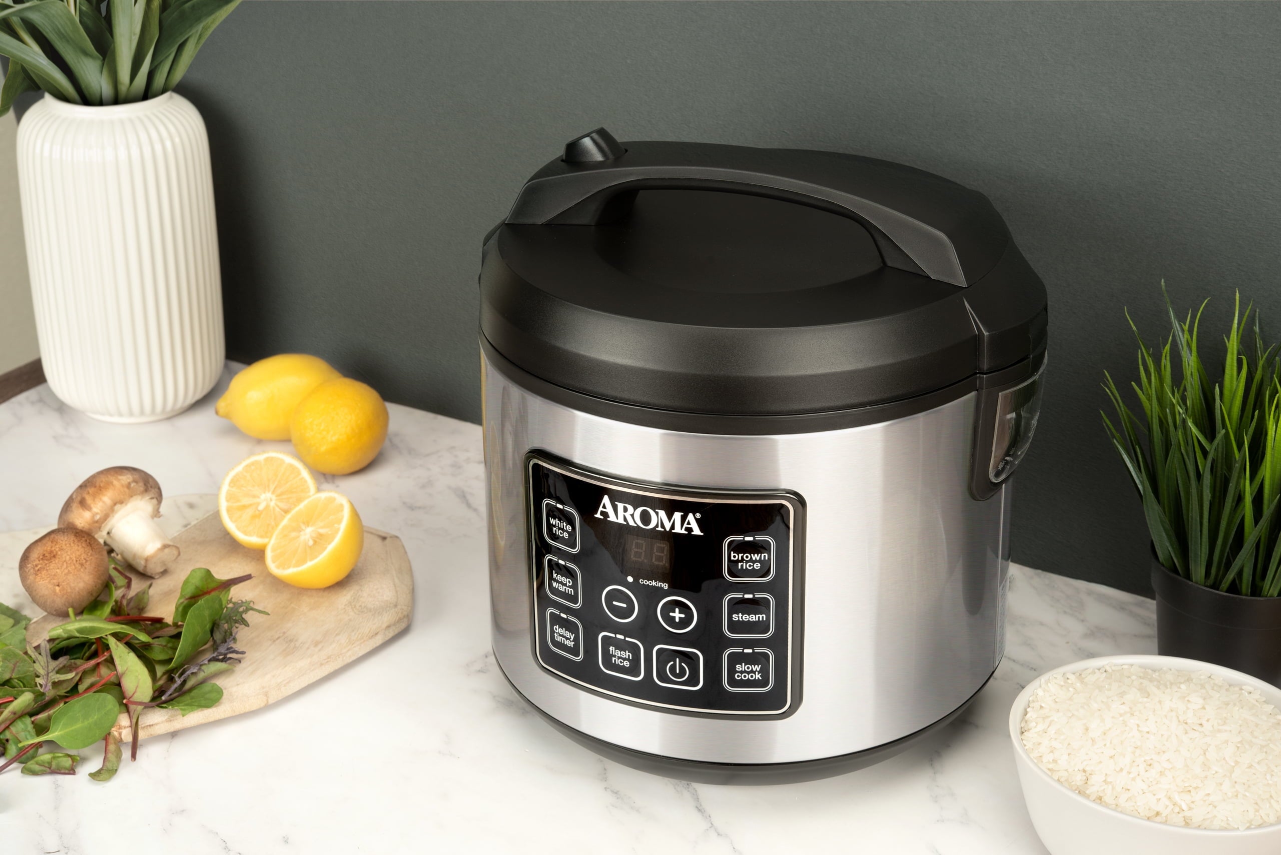 Aroma® 20-Cup Programmable Rice & Grain Cooker and Multi-Cooker