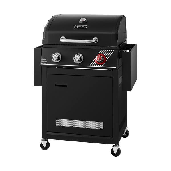 3-Burner Propane Gas Grill in Matte Black with TriVantage Multifunctional Cooking System