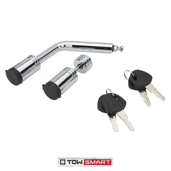 Steel Locking Boomerang Hitch Pin with Coupler Lock - Fits 1/2 in. and 5/8 in. Receivers