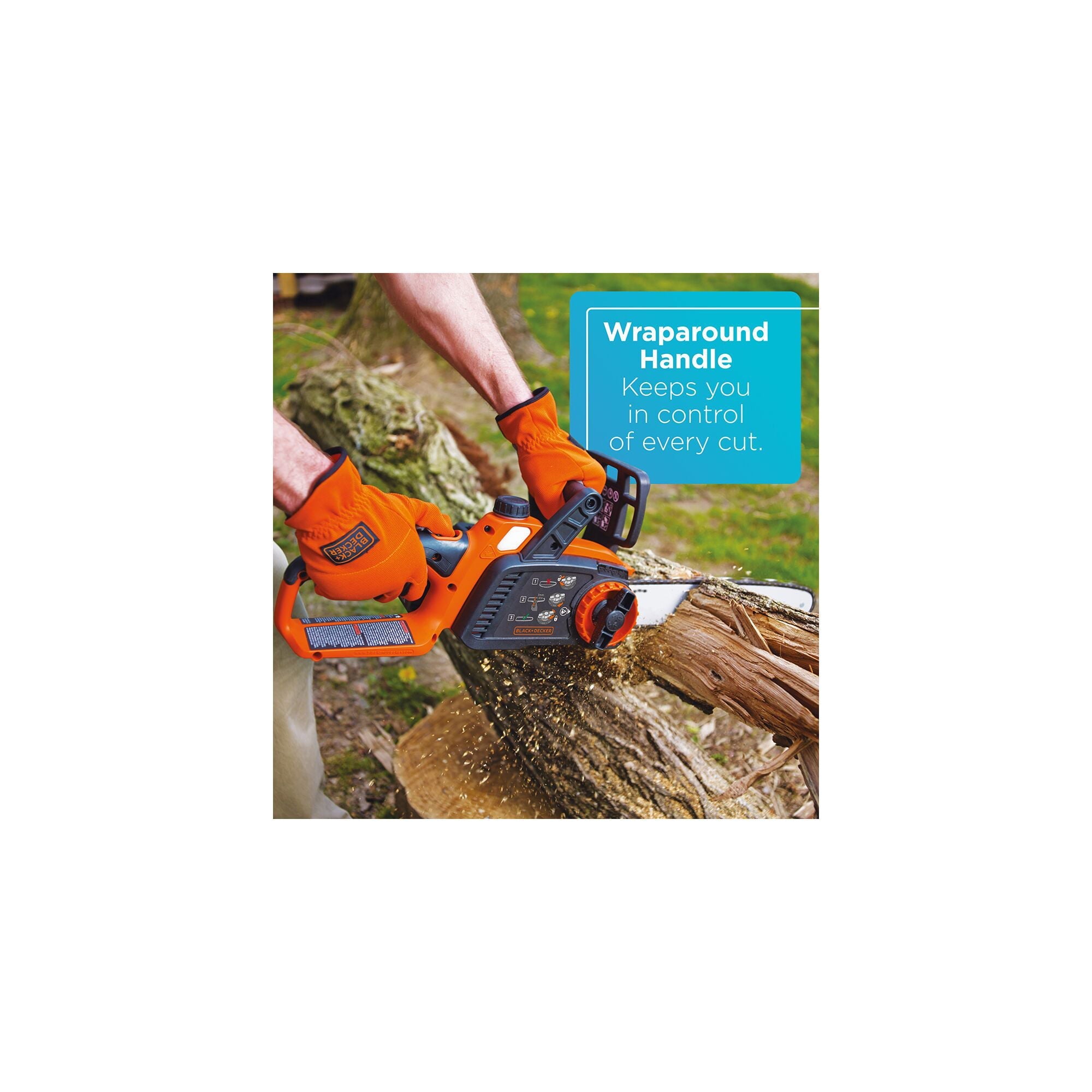 BLACK+DECKER LCS1020 20V MAX Lithium 10 in. Chainsaw