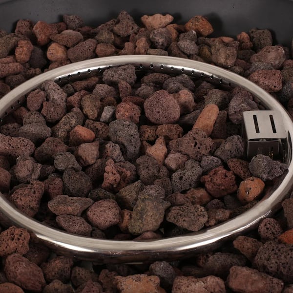 Tulip Dark Gray Stone Fire Pit Bowl (No Tank Holder)