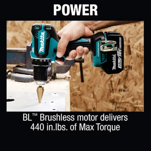 18V LXT Lithium-Ion Brushless Cordless 1/2 in. Driver-Drill Kit, 3.0Ah