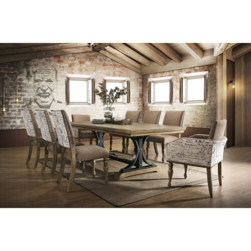 Roundhill Furniture Birmingham 9-pc. Removable-leaf Dining Brown 9-Piece Sets