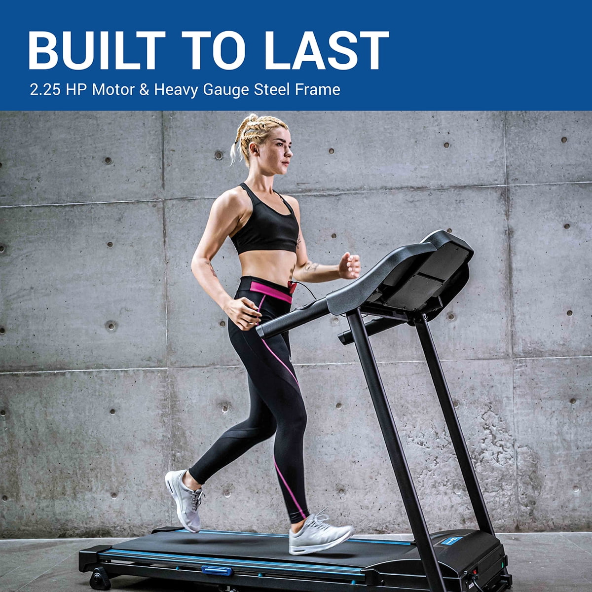 XTERRA Fitness TR200 Folding Treadmill: Xtrasoft Cushioned Deck, 5.5