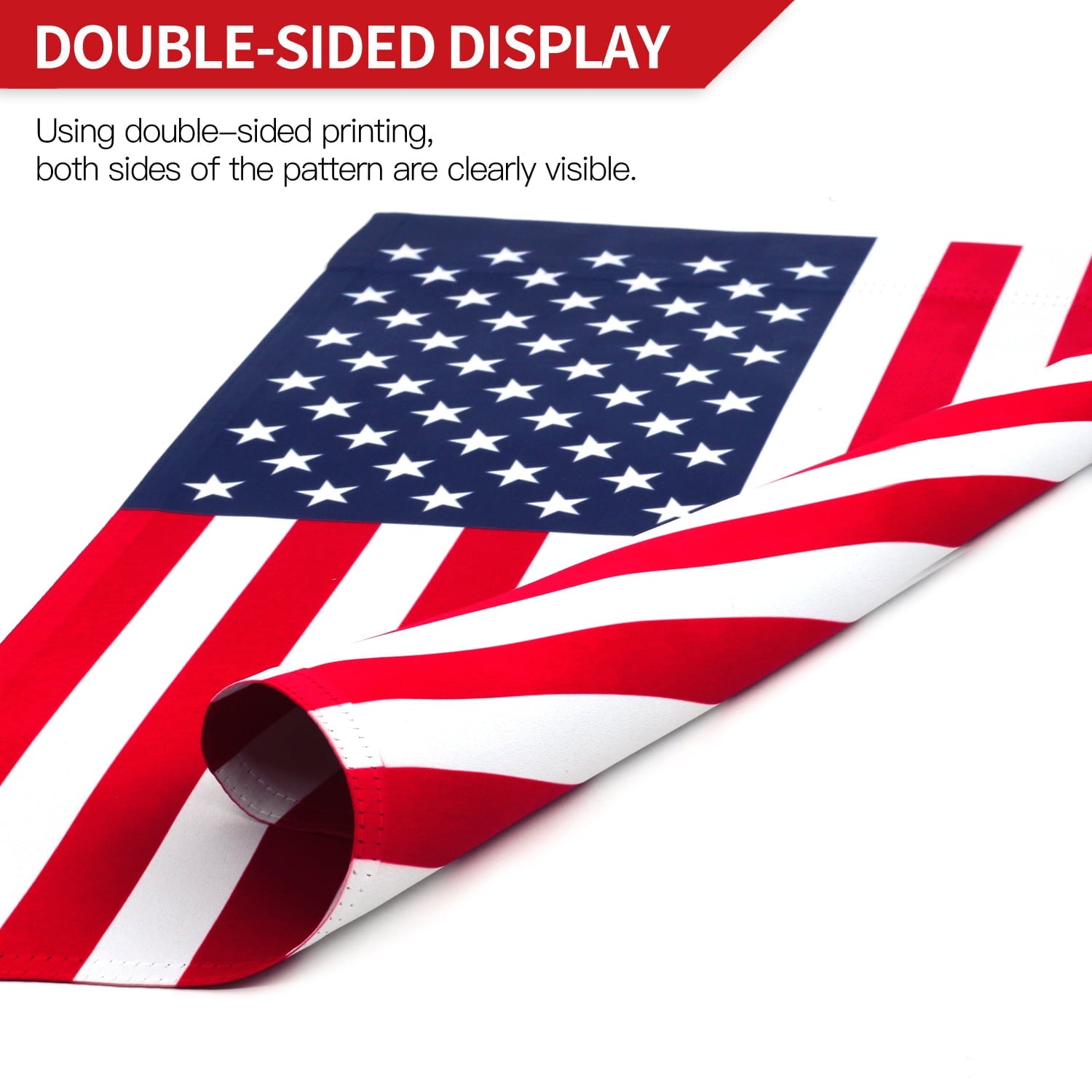 Anley US Garden Flag - USA American Patriotic Yard Flags 18x12.5 inches