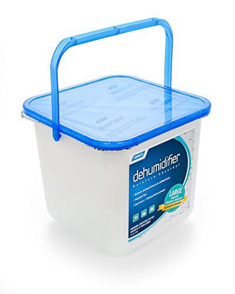 Camco Moisture Absorber Bucket | Features a Fast-Acting Moisture-Absorbing Agent & No-Fragrance Beads | Ideal for RVs, Campers, Small Rooms, and More (44282)