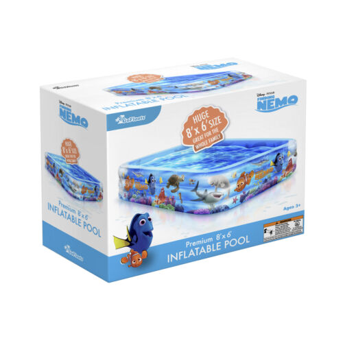 Disney Pixar Finding Nemo 8 x 6 Inflatable Pool by GoFloats
