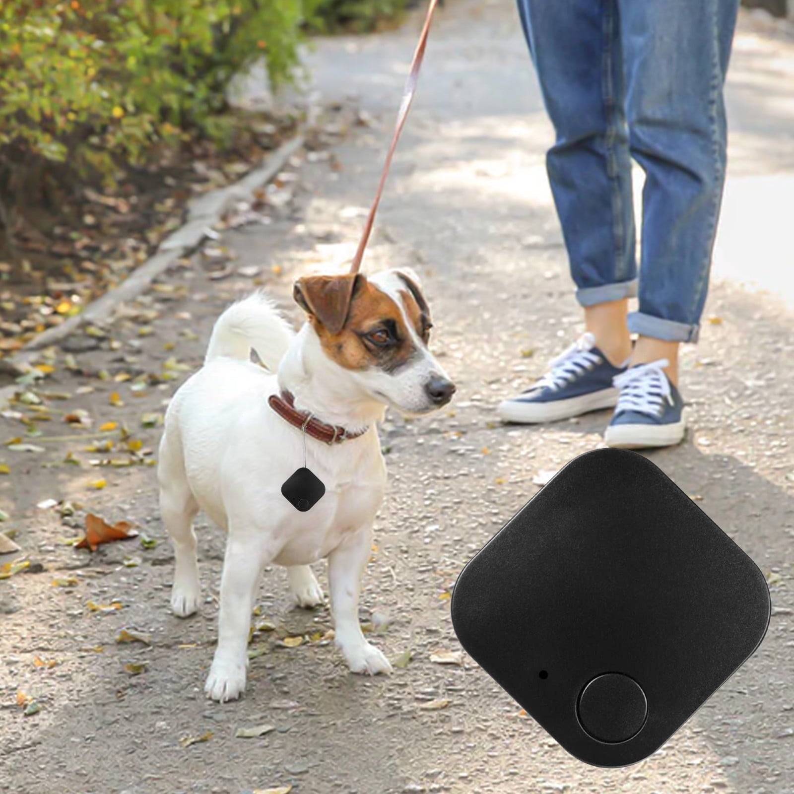 aoksee Consumer Electronics Portable GPS Tracking Bluetooth 5.0 Mobile Key Tracking Smart Anti-Loss Device Waterproof Device Tool Pet GPS Locator Bluetooth Tracer Gift on Clearance