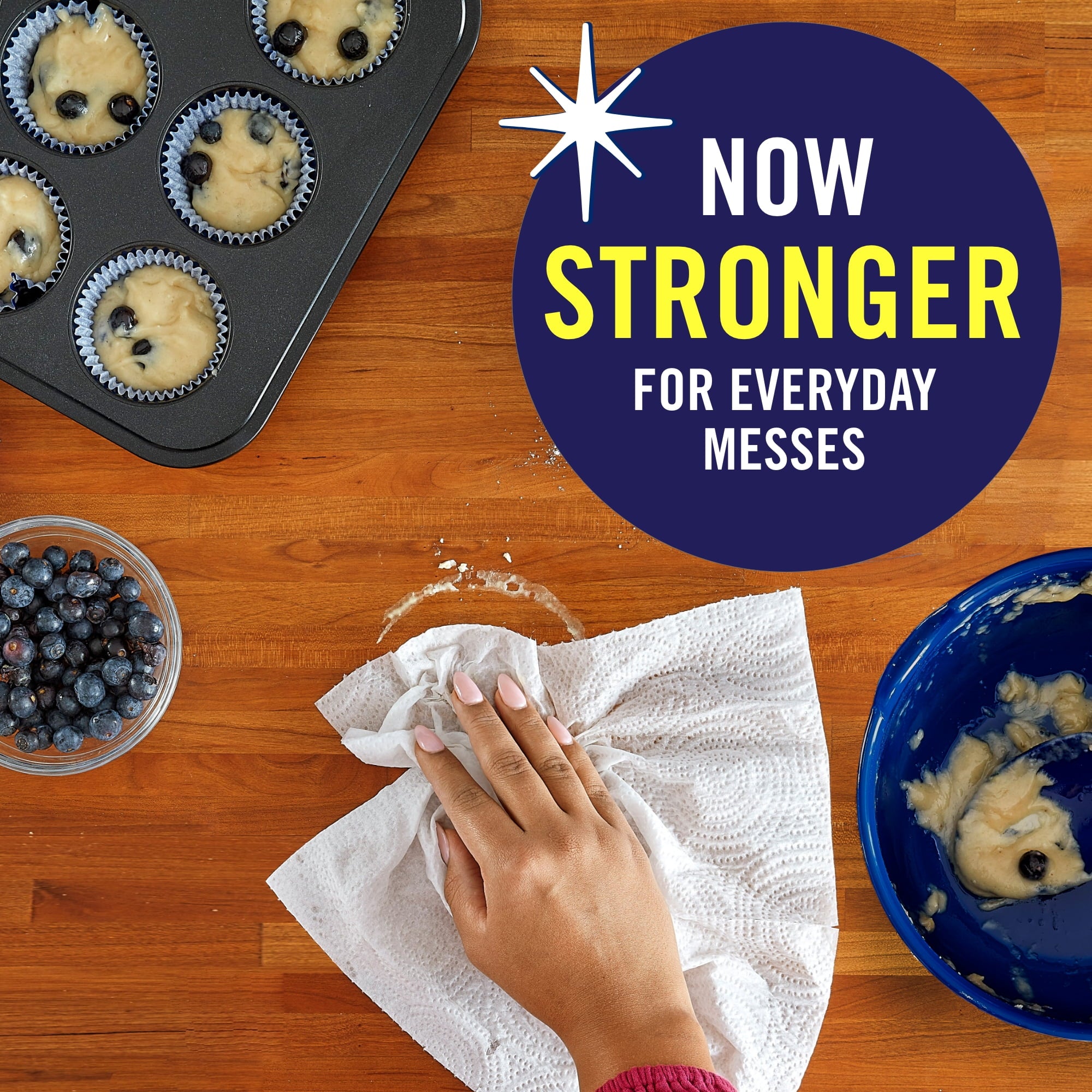 Sparkle Pick-a-Size Paper Towels, White, 3 Triple Rolls