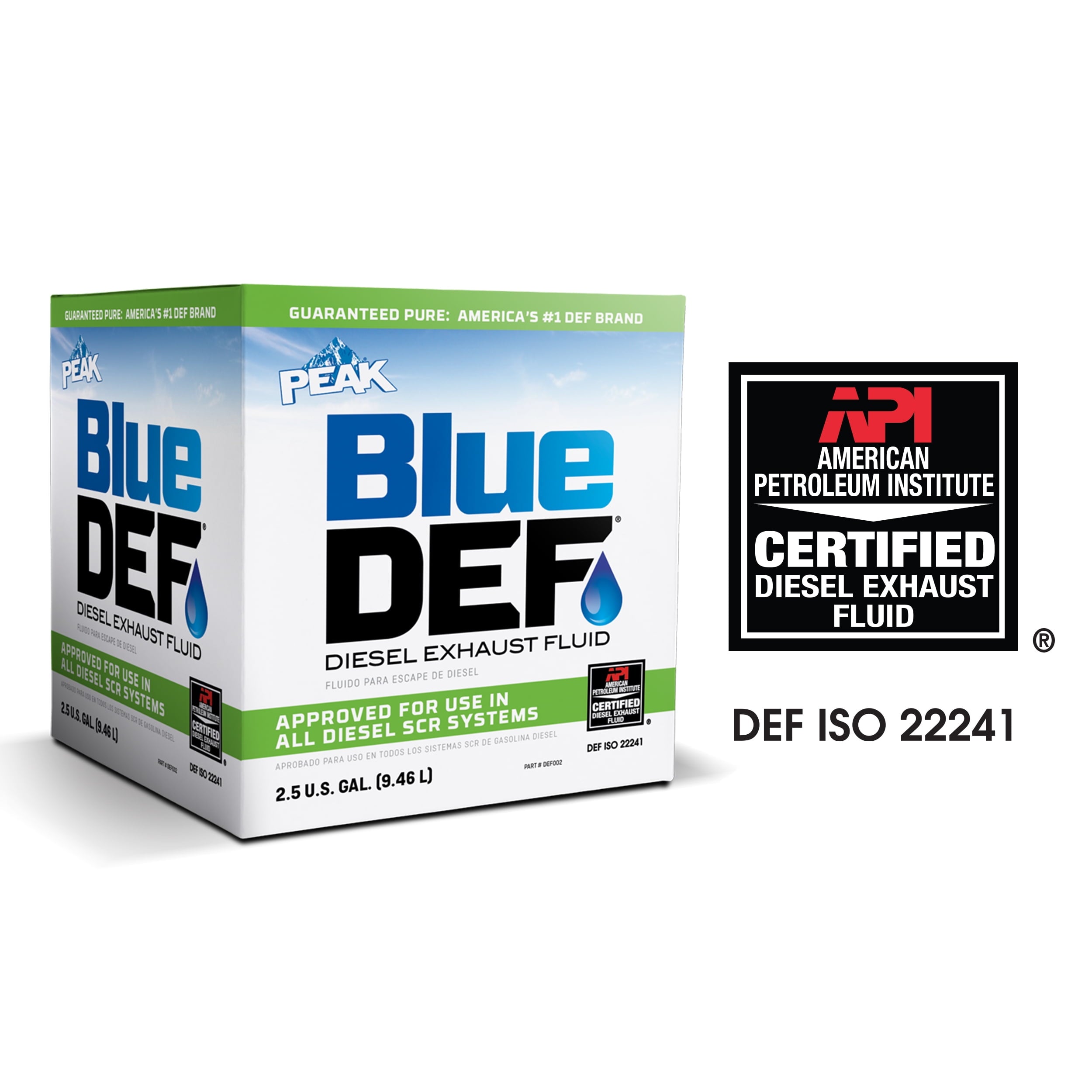 BLUEDEF Diesel Exhaust Fluid, 2.5 gal