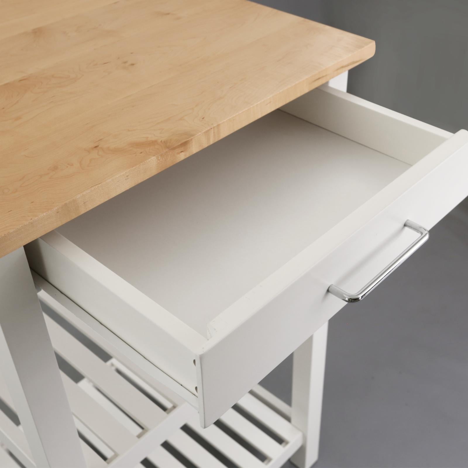 Sunrise Kitchen Island with American Harvest Hardwood Top