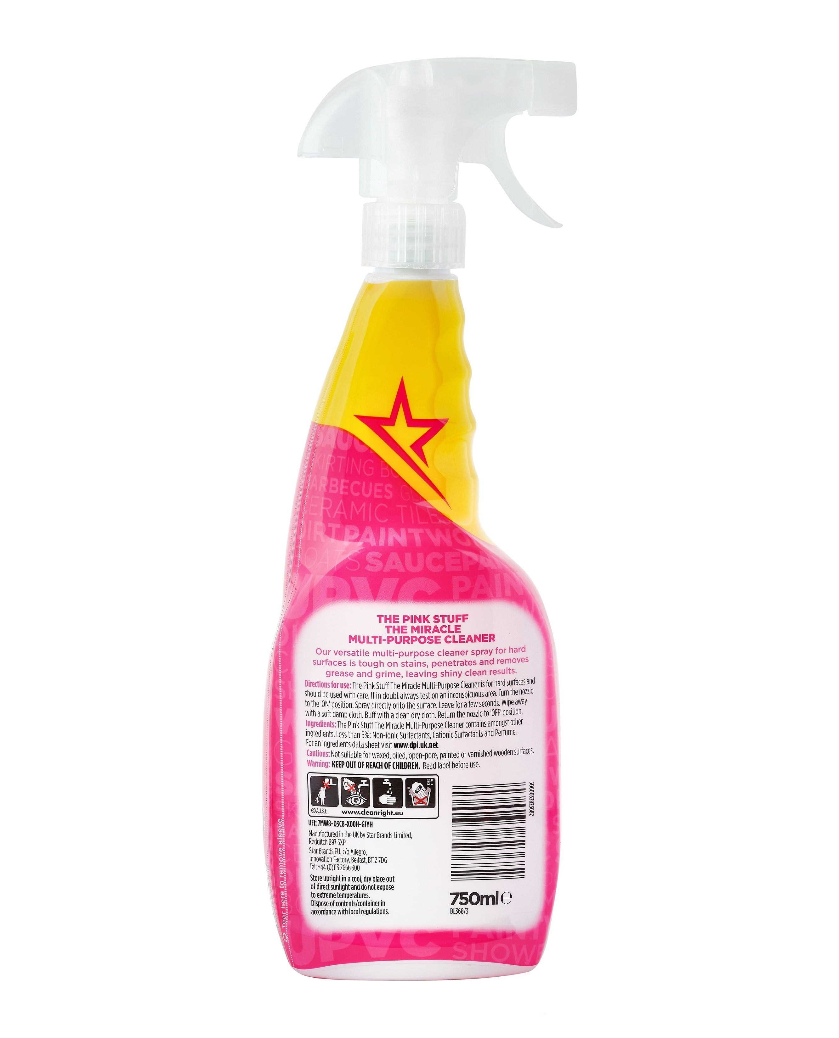 The Pink Stuff, Miracle Multi-Purpose Household Cleaner, Liquid Spray, 25.36 fl. oz.