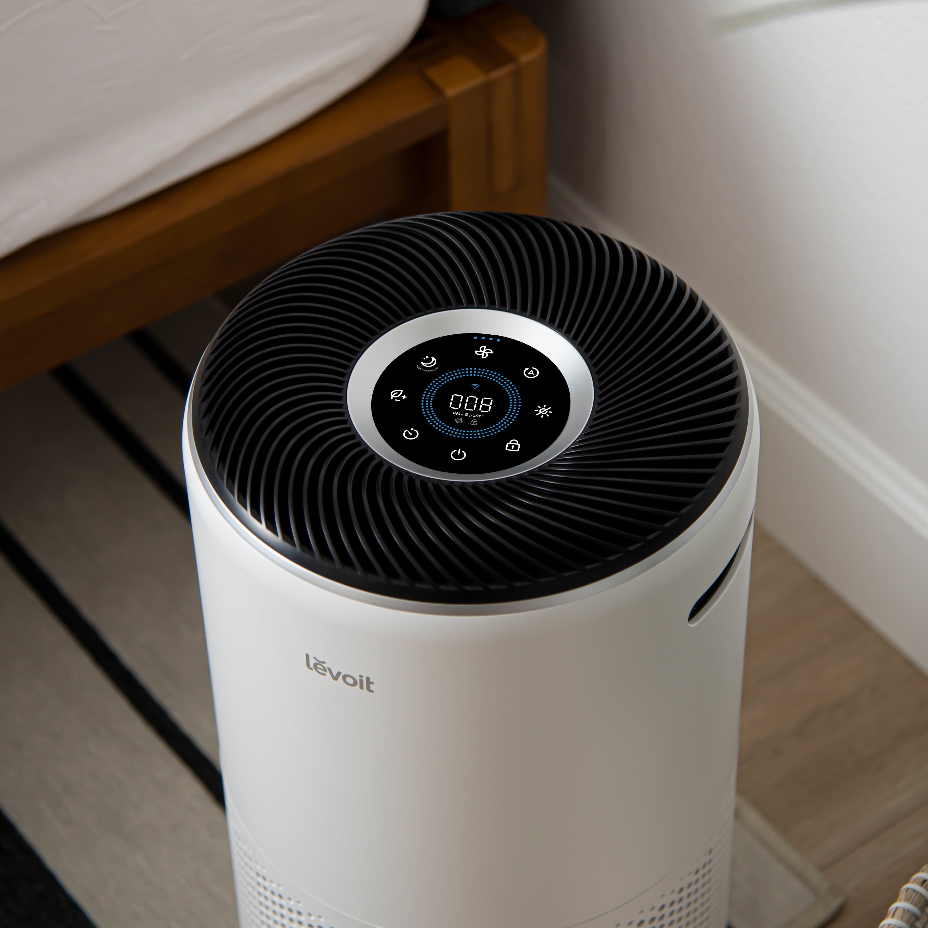 Levoit Air Purifier Plasma Pro Core 400S, True HEPA Air Cleaner for Extra-Large Room, Smart Control