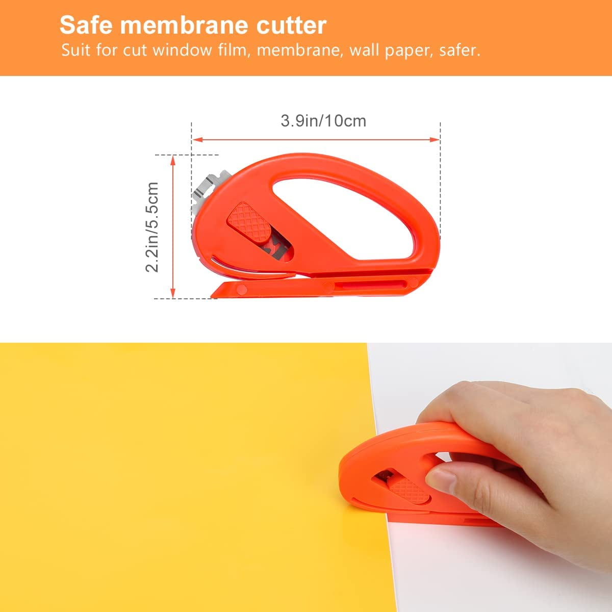 Plutput 5 Pcs Vinyl Wrap Tool Window Tint Film Kit Car Window Tint Tool Set