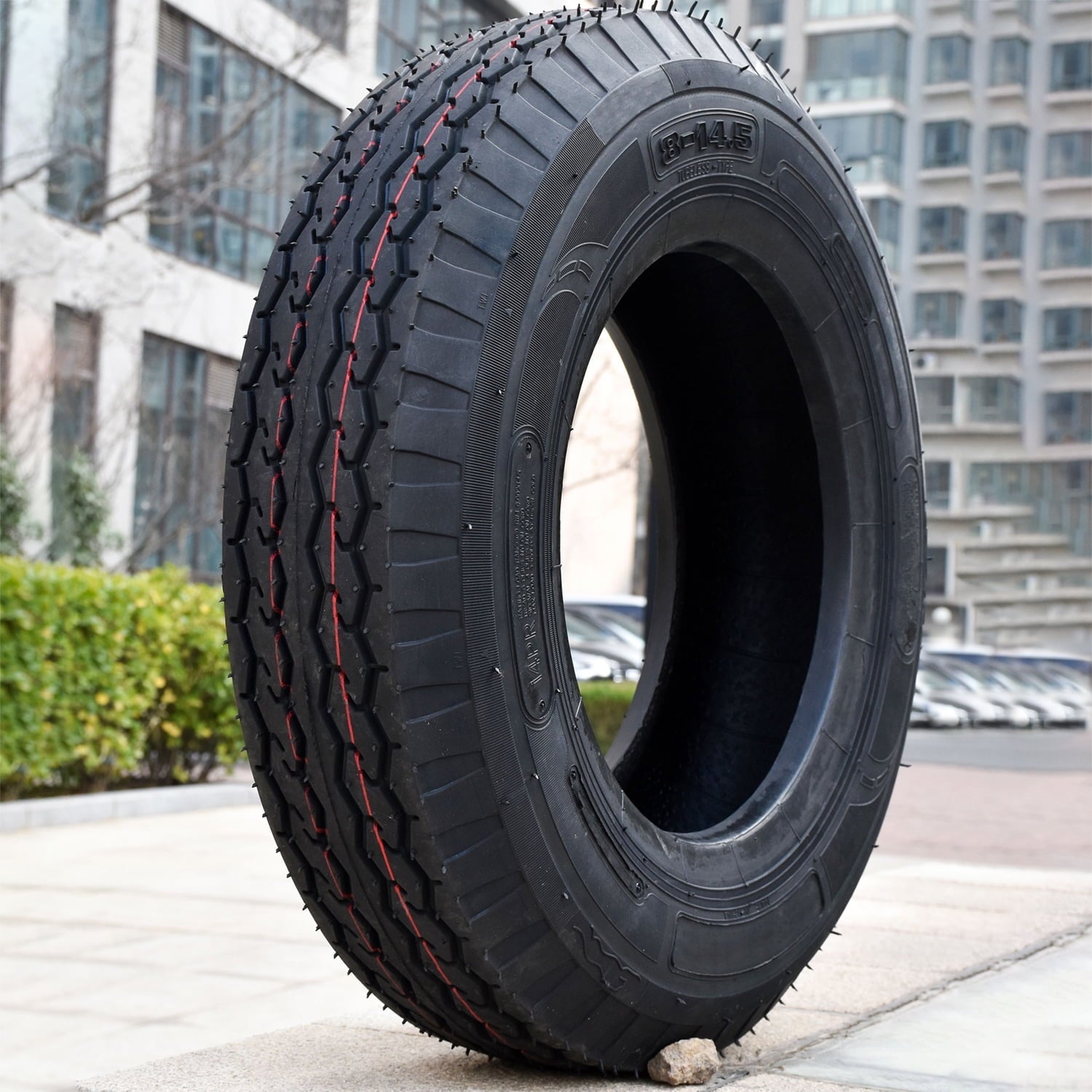 Set of 4 (FOUR) Nama NM519 ST 8-14.5 Load G (14 Ply) Heavy Duty Mobile Home Trailer Tires