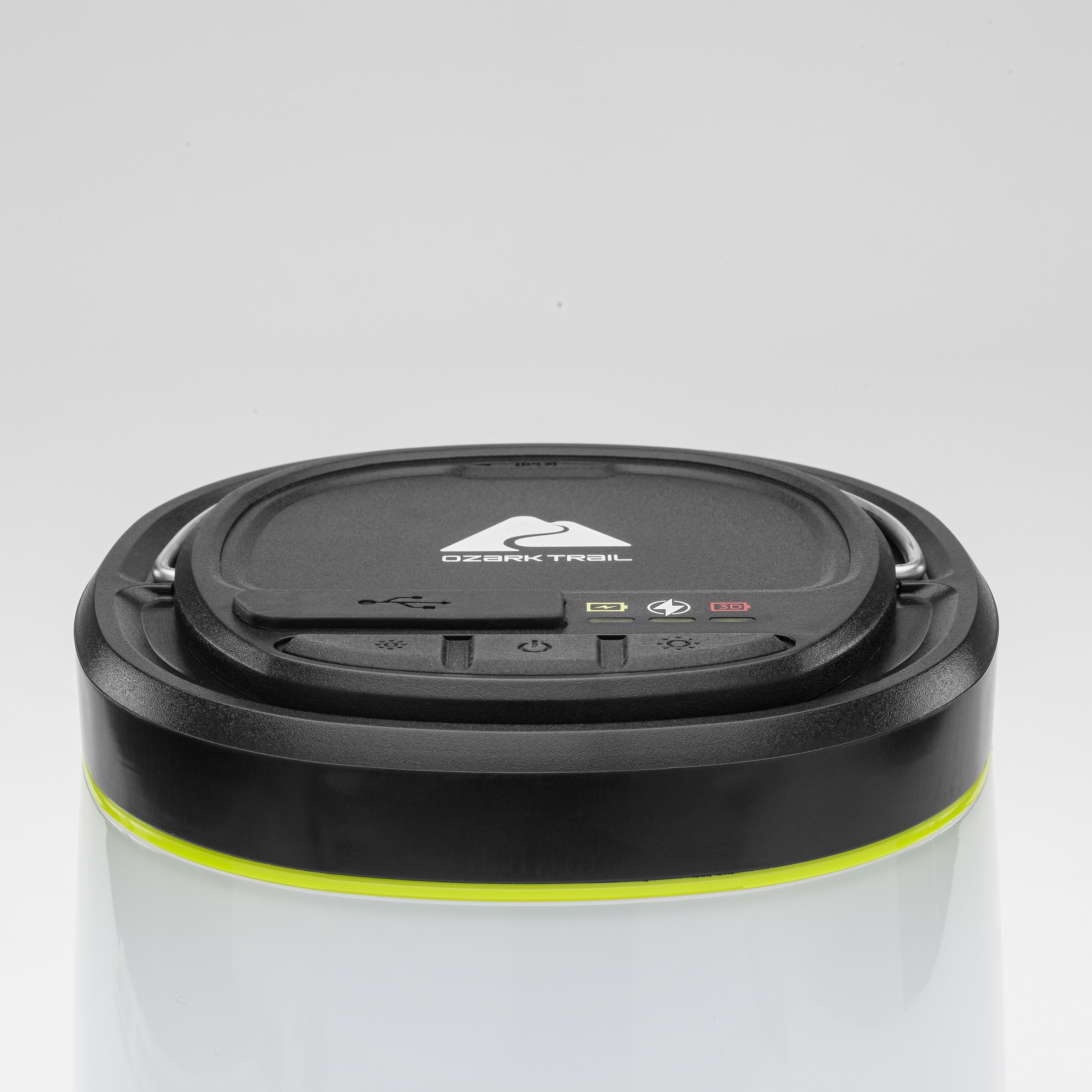 Ozark Trail 750 Lumen Hybrid Power LED Camping Lantern, Built-in Rechargeable & 3D Batteries