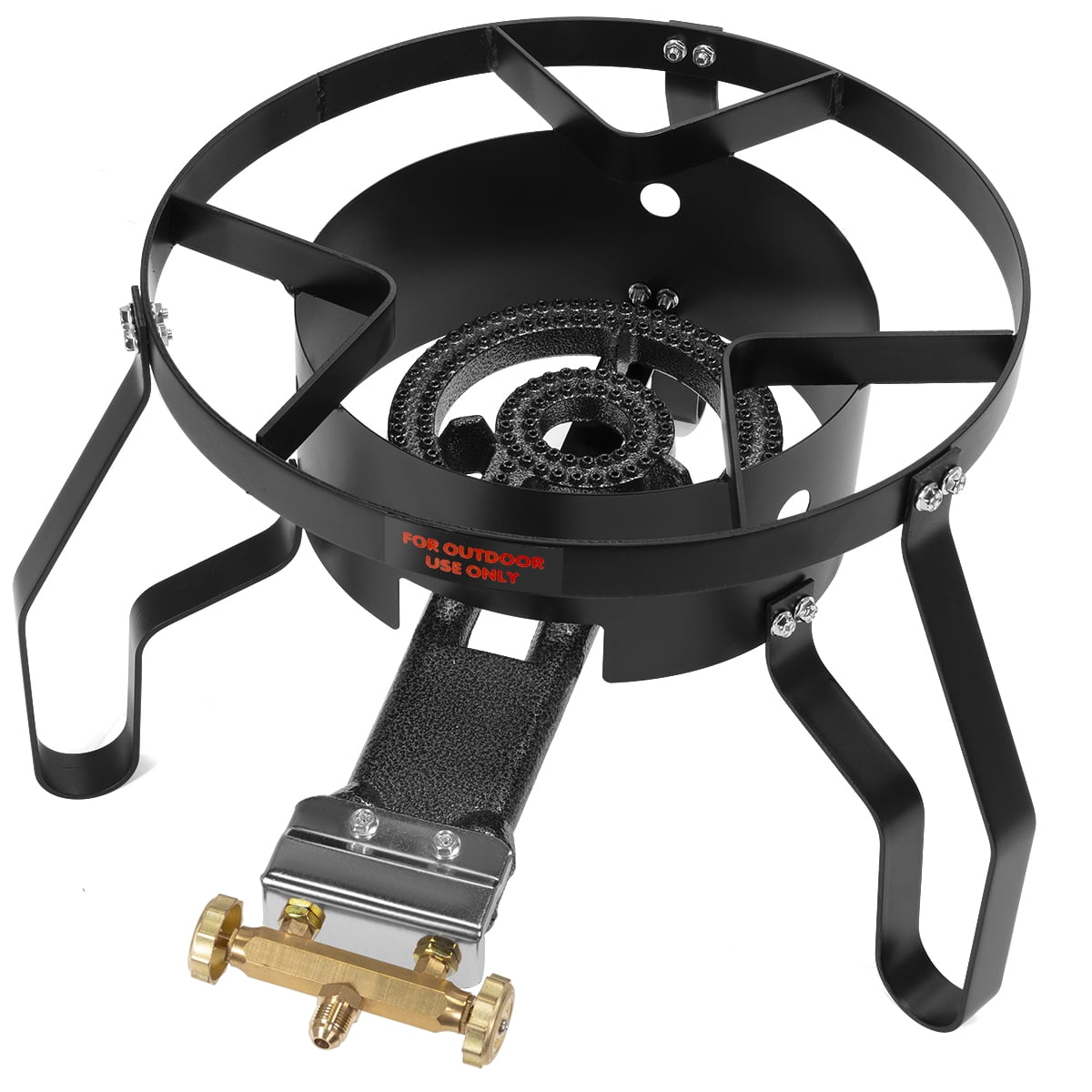 Barton 52 QT Aluminum Turkey Fryer Steamer 80,000 BTU Cast Iron Burner Fair Clam Bake Pot Large Capacity