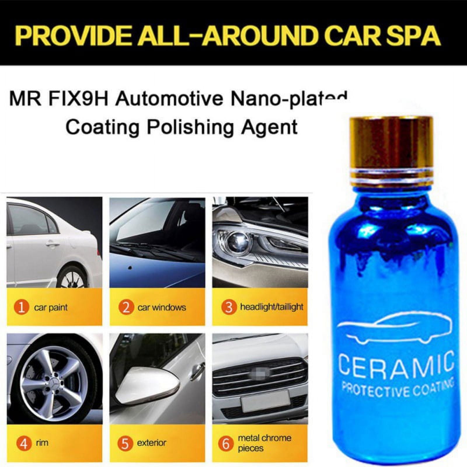 30ML Car Liquid Ceramic Coat Plating Solution Anti-scratch 9H Hardness Super Hydrophobic Glass Coating