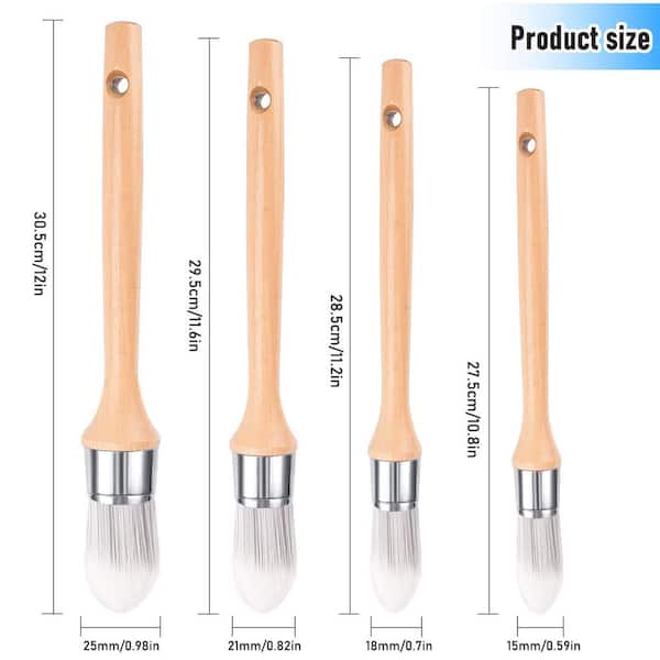 4 Pieces Trim Painting Tool Edge Painting Tool Corner Paint Brush Trim Paint Brush