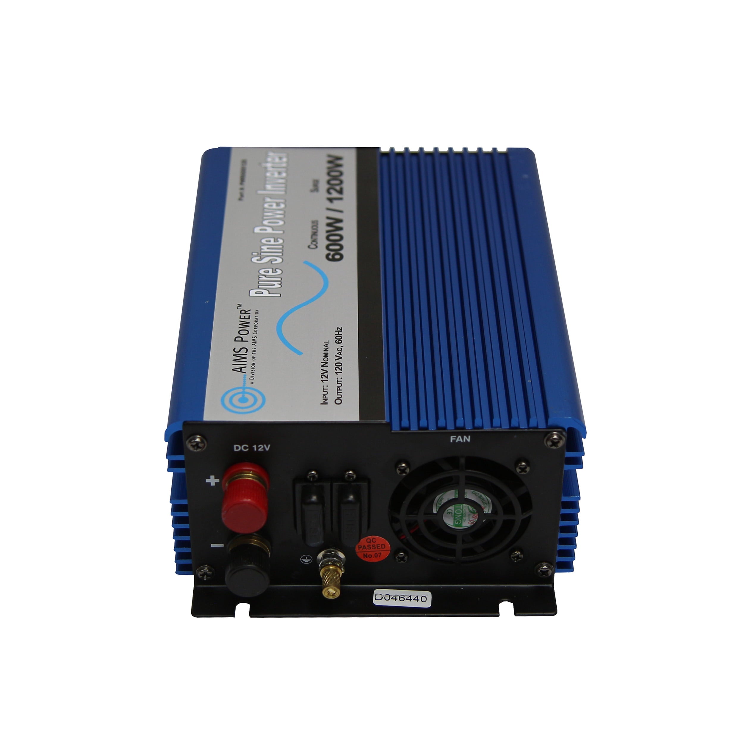 AIMS Power 600 Watt 12 Volt Pure Sine Inverter