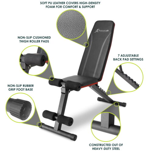 ProsourceFit Adjustable Weight Bench
