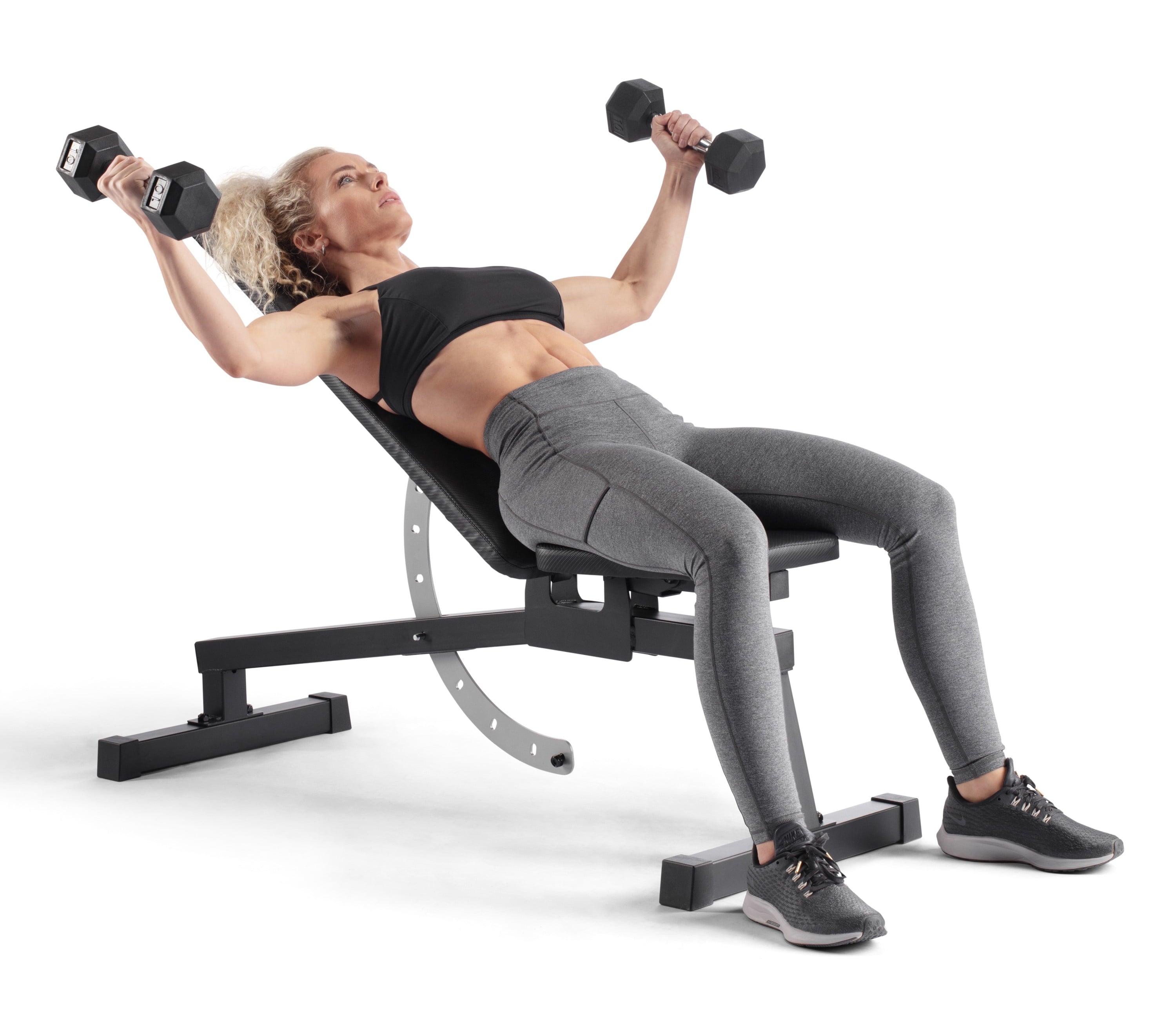 Weider Legacy Adjustable Bench with 14 Positions, 410 Lb. Weight Limit