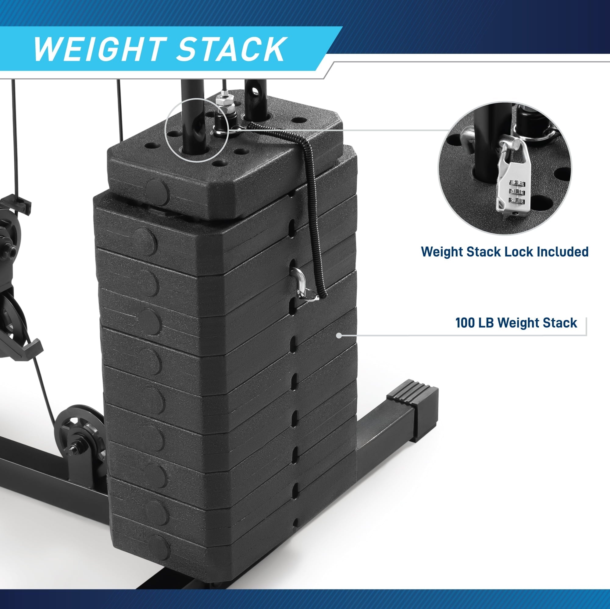 Marcy 100 lbs Stack Home Gym