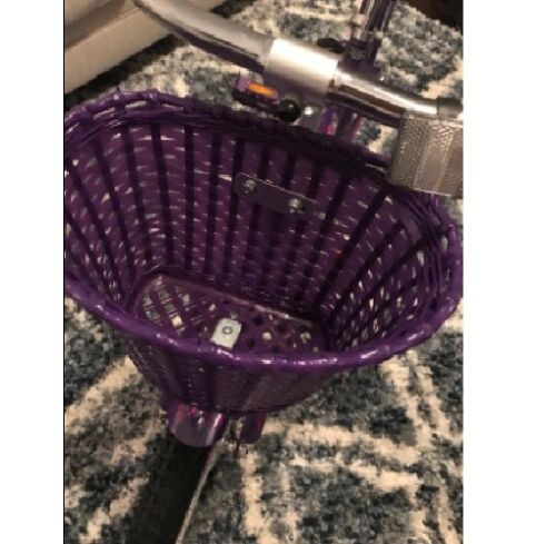 Kid's Cruiser Bike, 20" with Basket, Coaster Brake w/ Single-Speed & Steel Frame