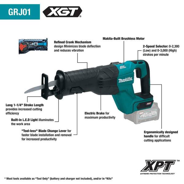 40V Max XGT Brushless Cordless Recipro Saw Kit (4.0Ah)
