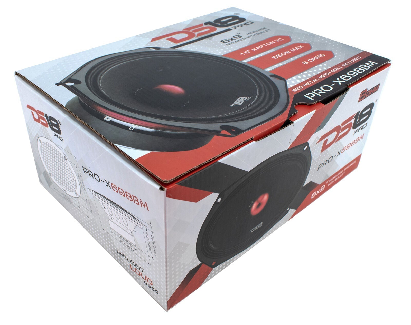 DS18 Pro Car Audio 6x9