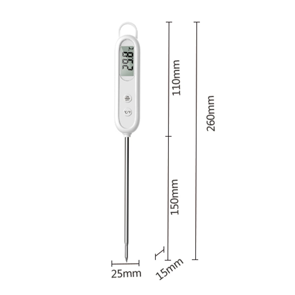 Instant Read Meat Thermometer for Grill and Cooking, Best Waterproof Ultra Fast Thermometer for Kitchen, Outdoor Grilling and BBQ
