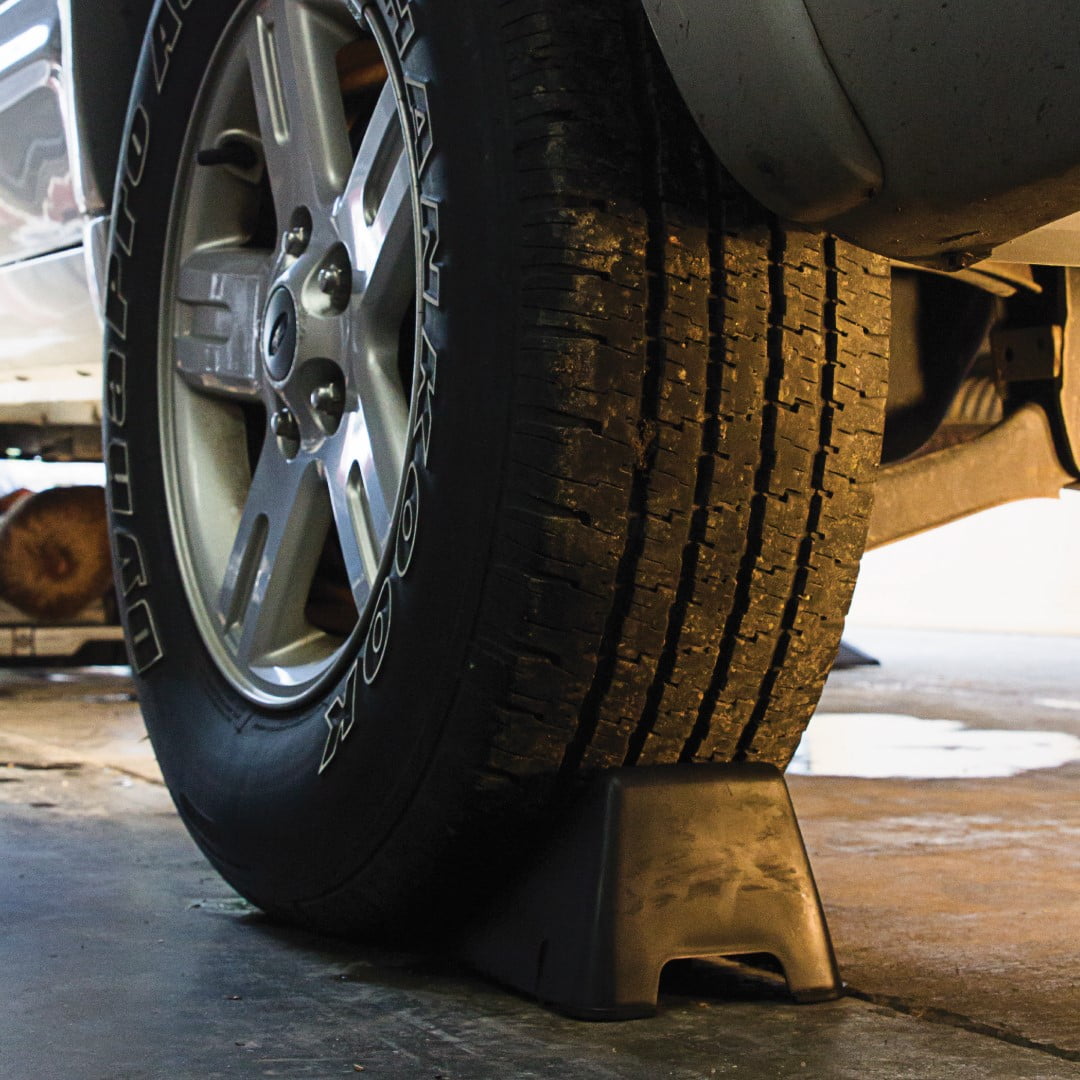 Hopkins Towing Solutions RhinoGear Heavy Duty Wheel Chocks, Black, Resin, 11930, 2 Pieces