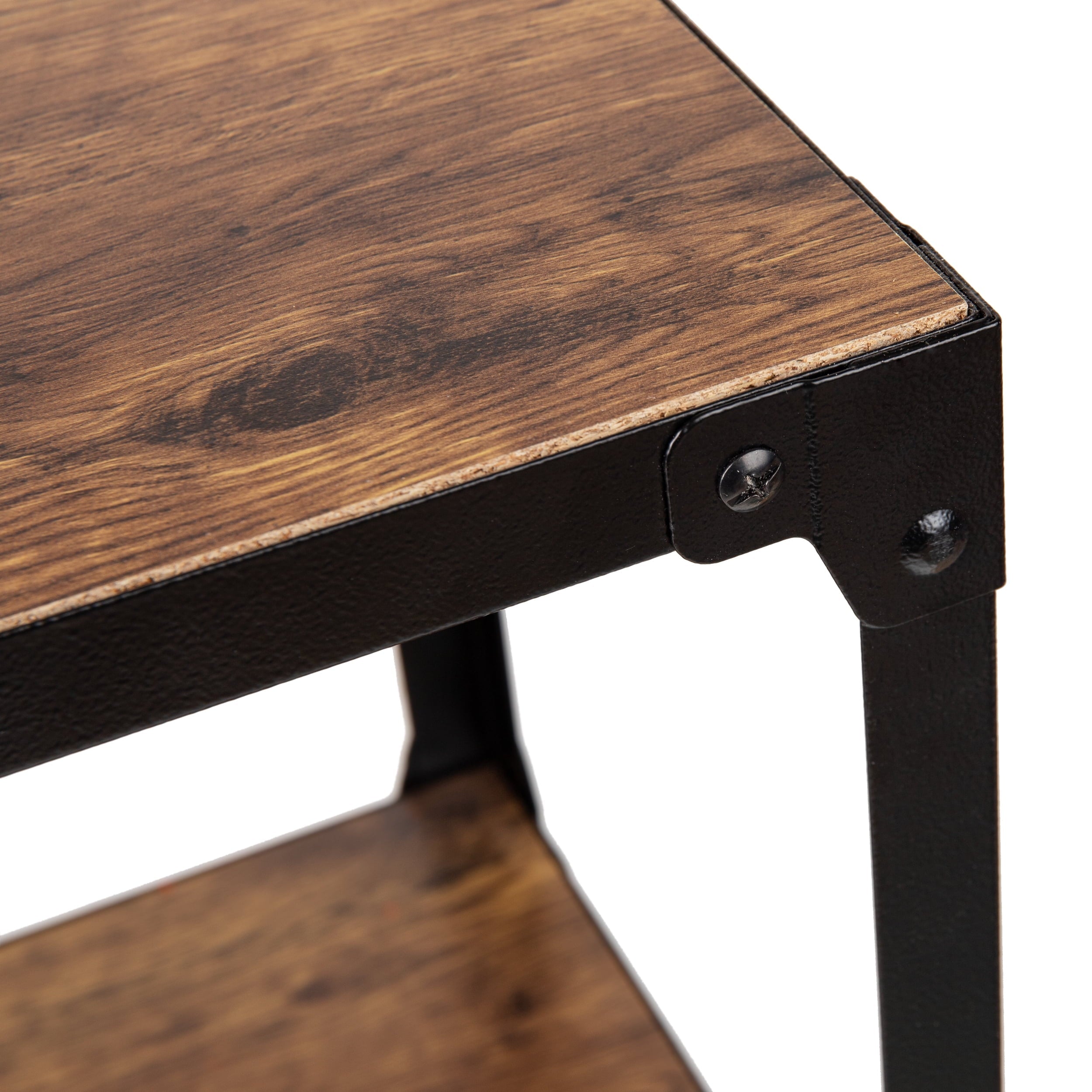 Mind Reader Charm 3 Shelf Mobile Kitchen Serving Cart