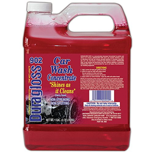 Duragloss Car Wash Concentrate, 1 gallon jug, sold by each