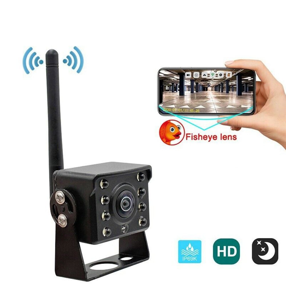 Wireless WIFI Reversing Rear View Camera Bus Trailer Truck RV Camper shockproof