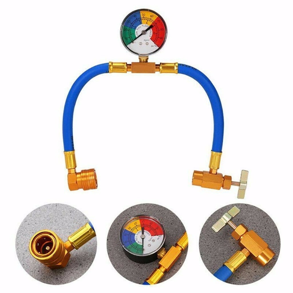 WQQZJJ Tools On Sale And Clearance Car R134A A/C Air Conditioning Refrigerant Recharge Hoses Tool With Gauge Tube Up To 40% Off Home on Clearance