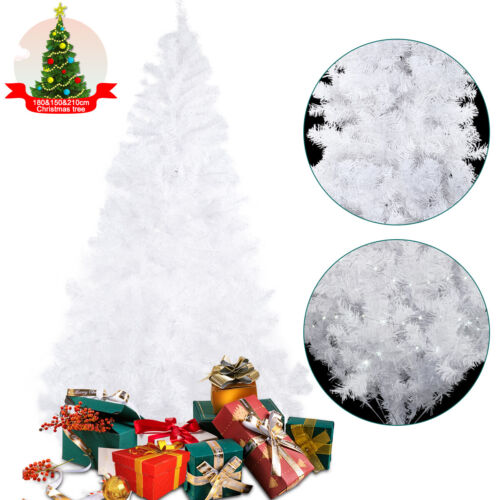 UTEN 5/6/7FT Christmas Tree White Xmas Tree Artifical Pine Holiday Decoration