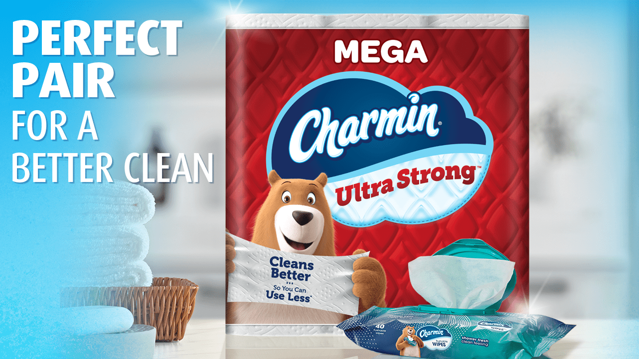 Charmin Ultra Strong Toilet Paper, 6 Super Mega Rolls