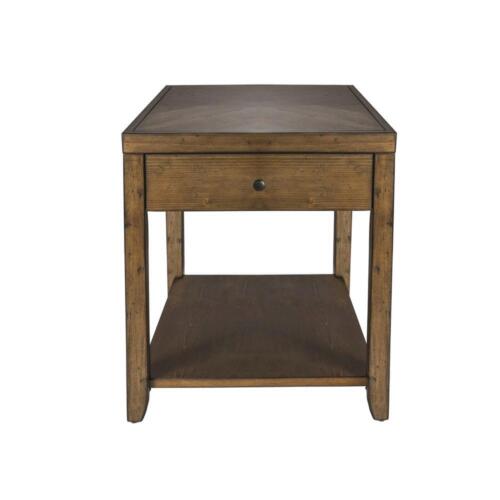 Mitchell End Table, Brown